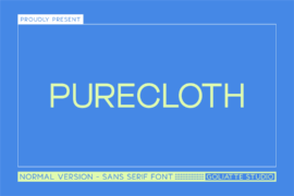 Purecloth Font