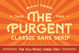 PURGENT Font
