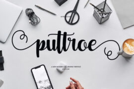 Puttroe Script Font