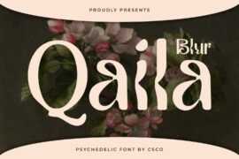 Qaila Blur Demo Font