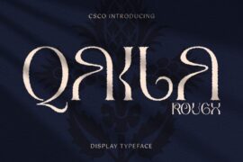 Qaila Rough Demo Font