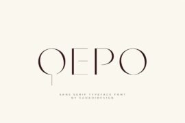 Qepo DEMO Font