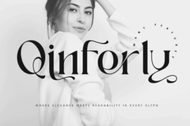 Qinferly – Personal use Font