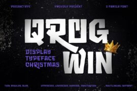 QROG WIN personal Font