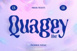 Quagey Blur Demo Font