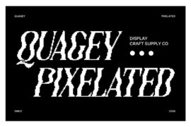 Quagey Pixel Demo Font