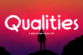 Qualities Demo Font