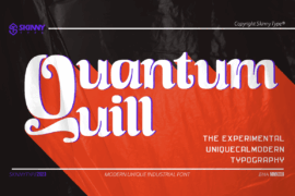 Quantum Quill Font