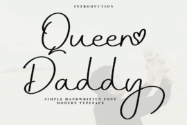 Queen Daddy Font