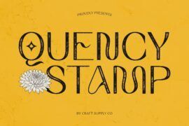 Quency Stamp Demo Font