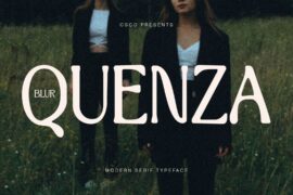 Quenza Blur Demo Font