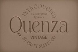 Quenza Drawn Demo Font