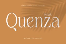 Quenza Rough Demo Font