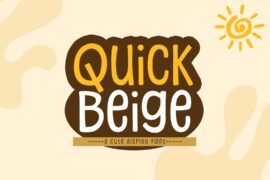 Quick Beige Font