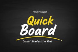 Quick Board Font