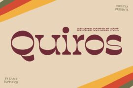 Quiros Demo Font