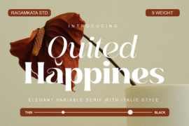 Quited Happines Demo Font
