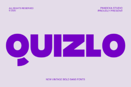 Quizlo DEMO Font