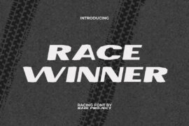Race Winner Demo Font
