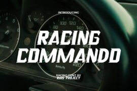 RacingCommandoDemo Font