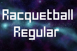 Racquetball Font