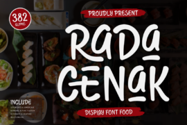 Rada Cenak Trial Font