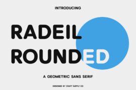 Radeil Rounded Demo Font