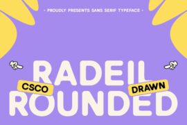 Radeil Rounded Drawn Demo Font