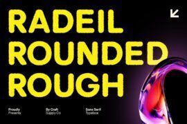 Radeil Rounded Rough Demo Font