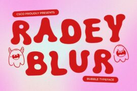 Radey Blur Demo Font
