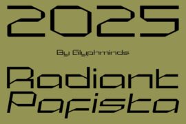 Radiant Pafista Font
