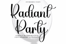 Radiant Party Font