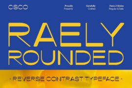 Raely Rounded Demo Font