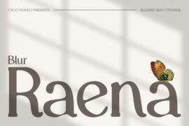 Raena Blur Demo Font