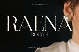 Raena Rough Demo Font