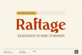 Raftage DEMO Font