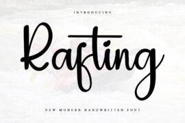 Rafting Font