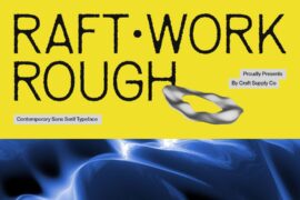 Raftwork Rough Demo Font