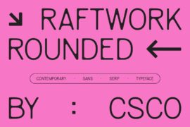 Raftwork Rounded Demo Font