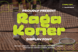Raga Koner Trial Font