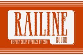 Railine Rough Demo Font