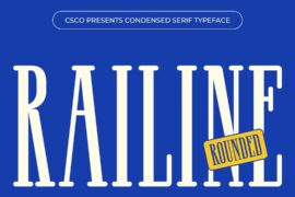 Railine Rounded Demo Font