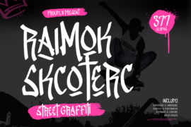 Raimok Skcoterc Trial Font