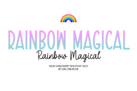 Rainbow Magical Font