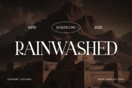 Rainwashed Font