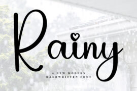 Rainy Font