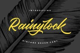 Rainylock Font