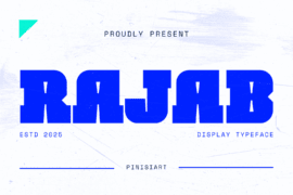 RAJAB Font