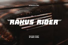 Rakus Rider Demo Font