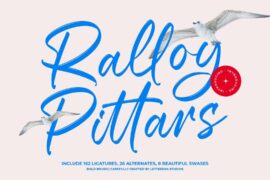 Ralloy Pittars DEMO VERSION Font